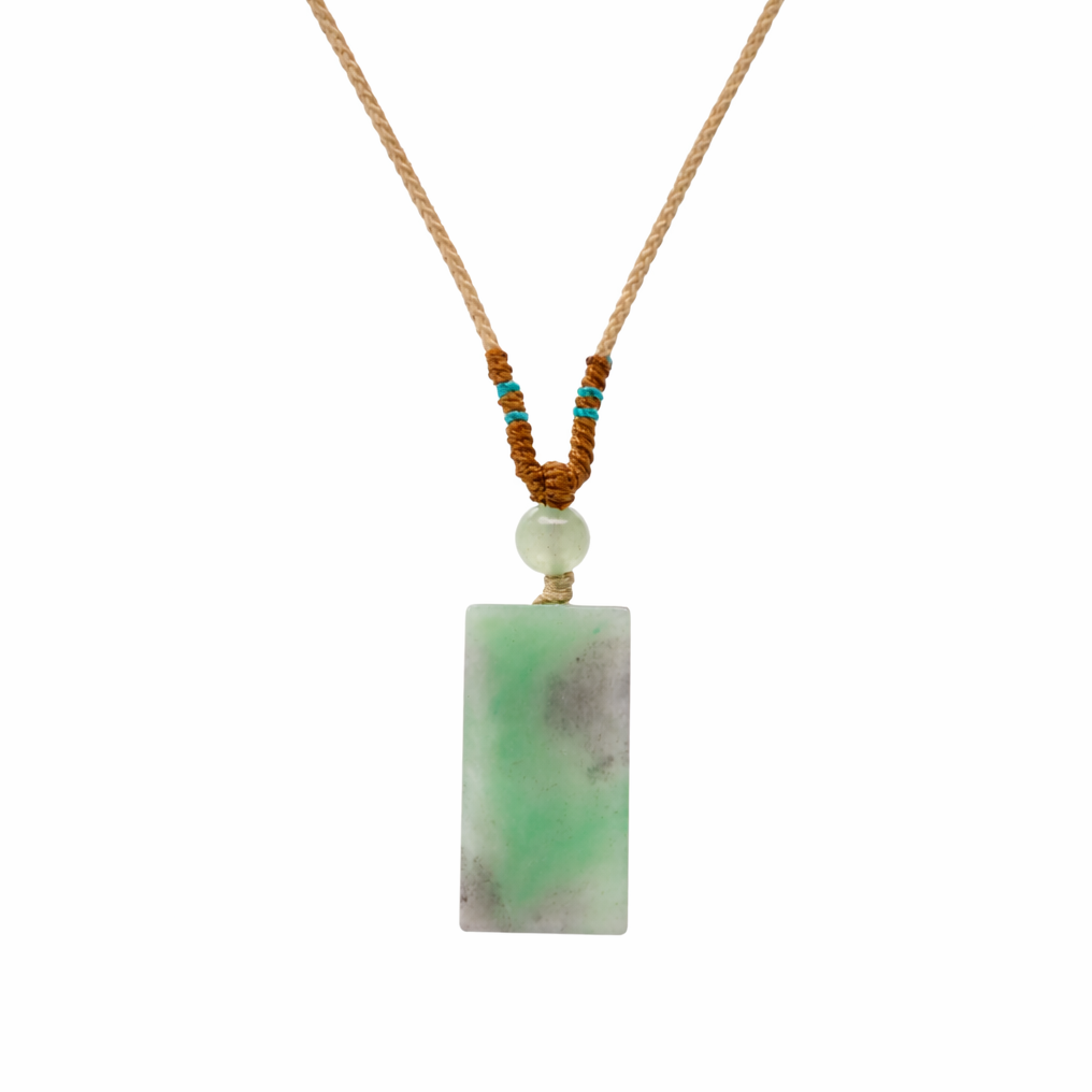 Natural Type A Jadeite “Vo Su Bai” Minimalist Pendant
