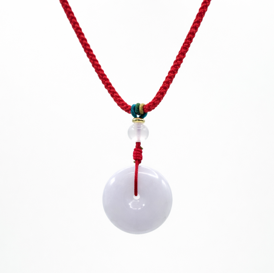 Lavender Donut Pendant